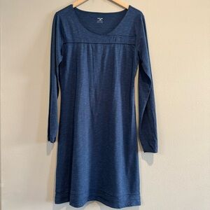 Horny Toad Oolong Dress Organic Cotton Blend Long Sleeve Large